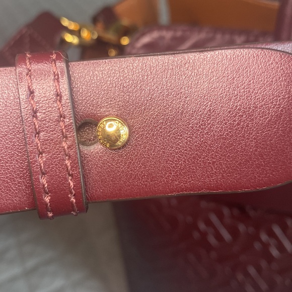 Burberry Small Monogram Leather Triple Stud Belt Bag - Picture 16 of 16